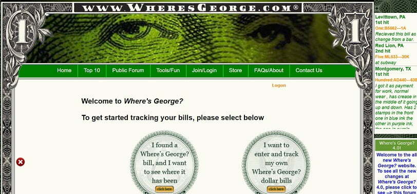 Still a Thing: Where’s George Currency Tracker